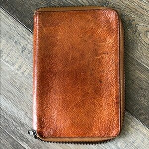 Brown Leather  Large Vintage Wallet